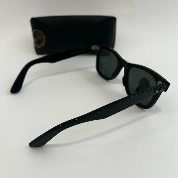 Original Ray-Ban Wayferer Sunglasses Black - Picture 10 of 16